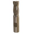 Qualtech Roughing End Mill, NonCenter Cutting, Series DWC, 1 Diameter Cutter, 412 Overall Length, 2 Ma DWC1X1